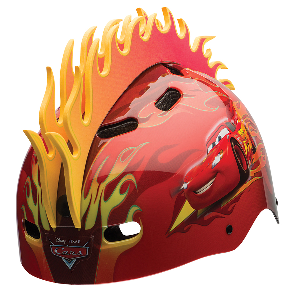 Disney Pixar Cars 3D Flamehawk Bell Helmets